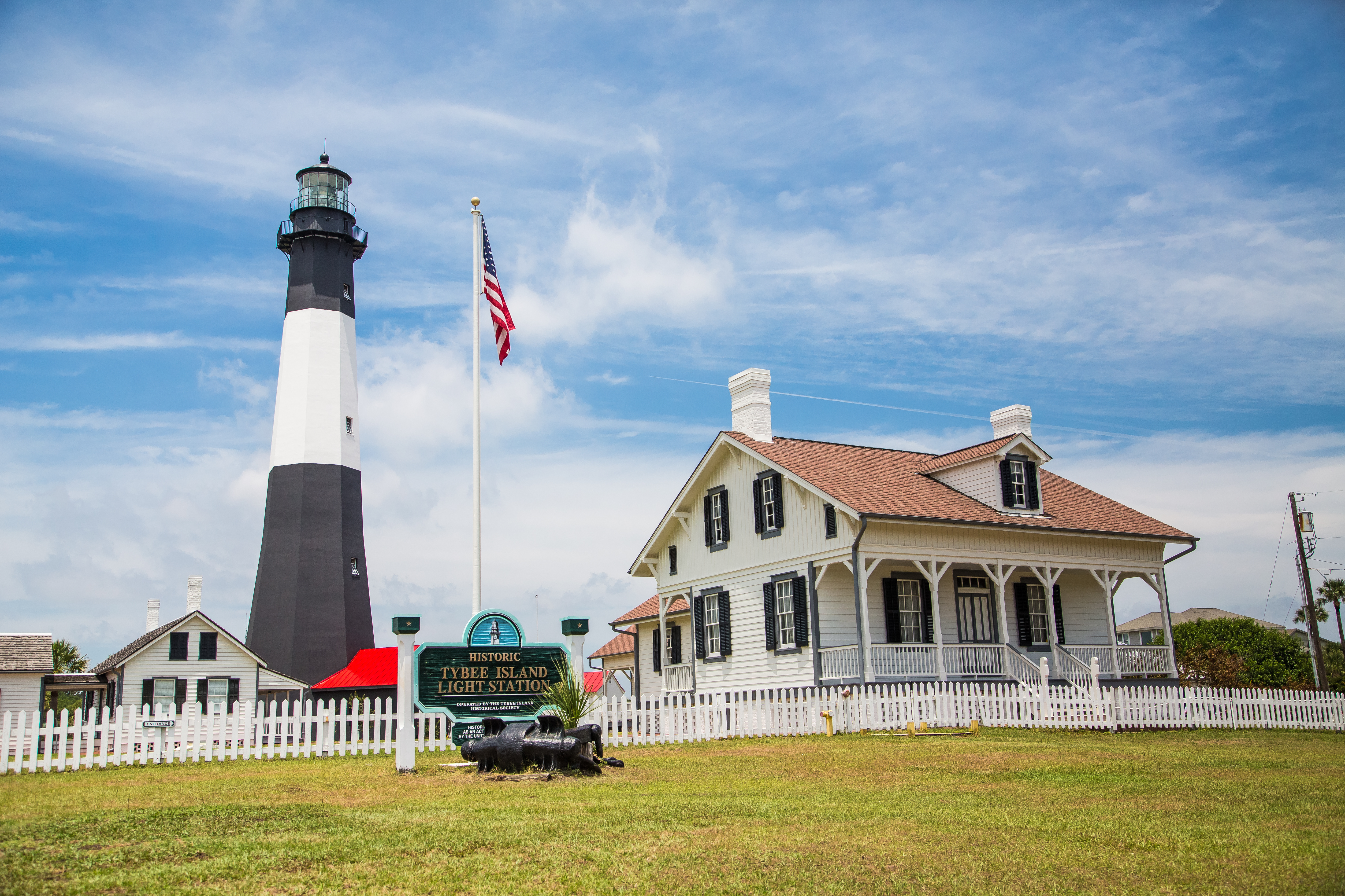 Tybee Island light station and historic landmarks